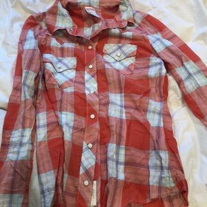 True religion shirt button up nwot XS